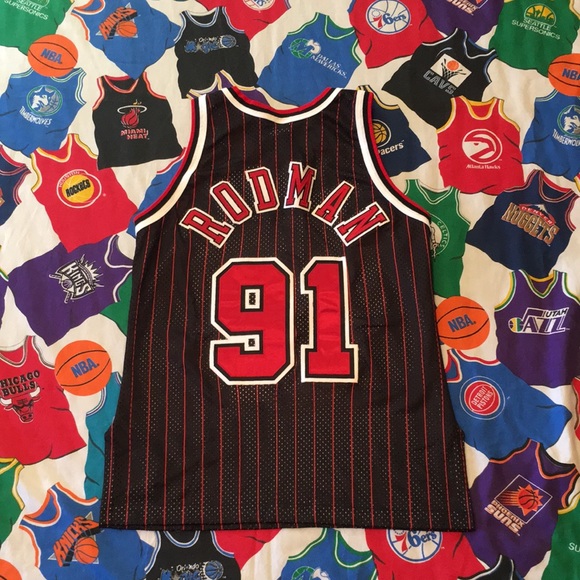 Vintage Champion Bulls “Rodman” Authentic Jersey - Picture 2 of 4
